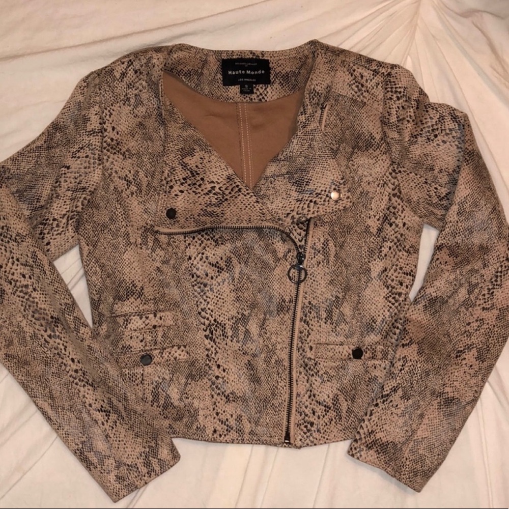 snake skin jacket